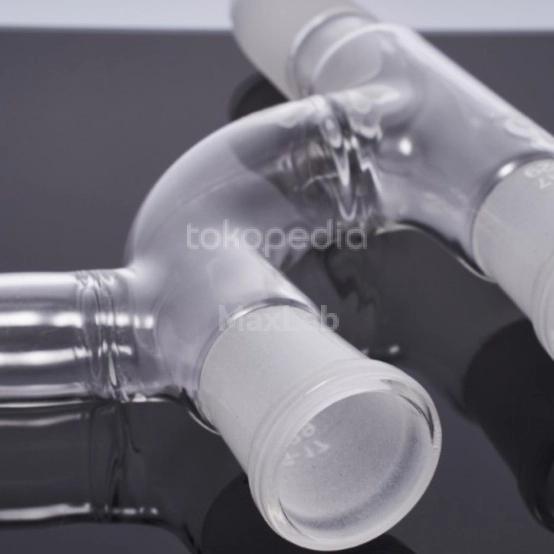 Adaptor 3 Arah Destilasi (3 Ways Claisen Destillation Adapter), Pyrex - Image 2