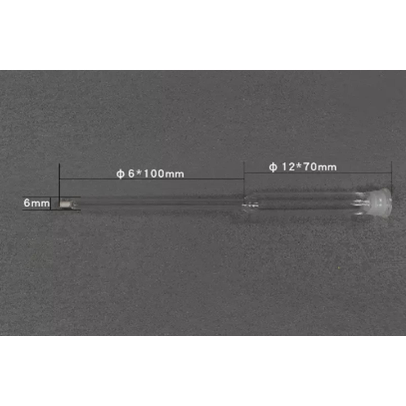 Adjustable sand core salt bridge with 6mmB170, glass, 70 mm