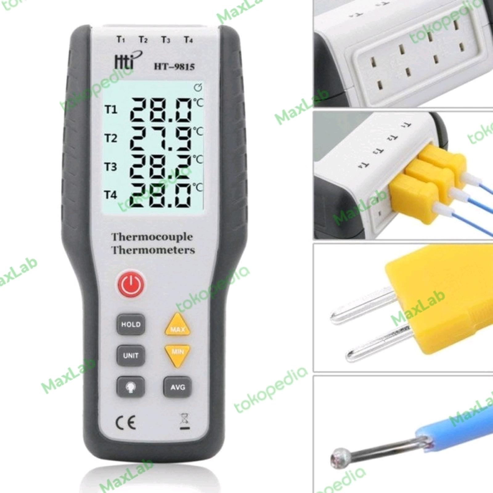 Alat ukur suhu, Termometer probe (Thermocouple 4 channel)