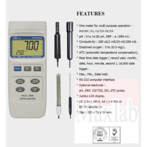 Alat ukur portable: pH, ORP, Dissolved Oxygen, Turbidity, Conductivity