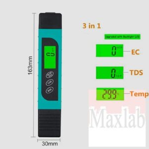 Alat Ukur 3 in 1 - TDS, Conductivity, Temperature