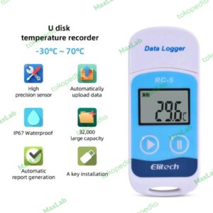 Alat registrasi suhu (Temperature Data Logger Monitor)