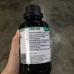 Folin-Ciocalteu phenol, Follin Ciocalteu Reagent , Merck, 500 ml