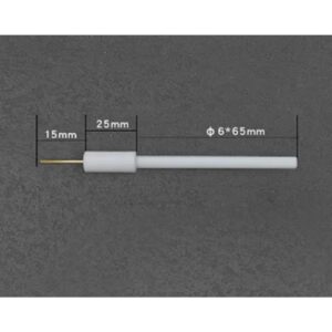 Full silver tetrafluoride/silver chloride electrode R0301, PTFE, 65 mm
