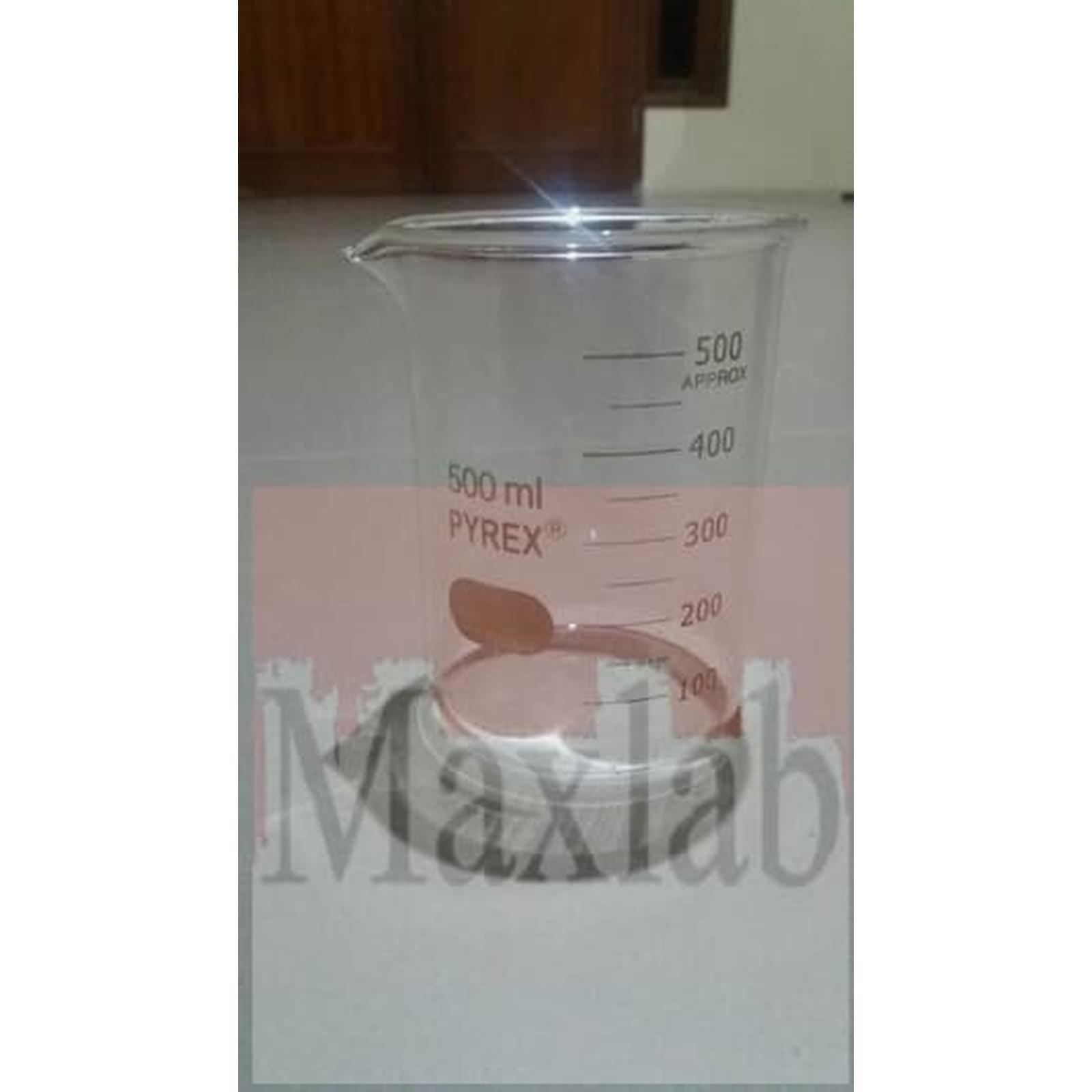 Gelas Kimia (Beaker Glass), 500 ml, Pyrex