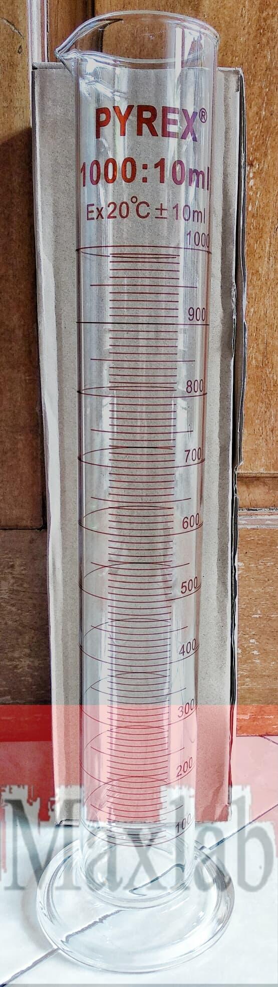 Gelas Ukur (Measuring Cylinder), 1.000 ml, Pyrex