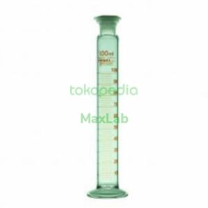 Gelas Ukur Tutup (Measuring Cylinder Plastic Stopper), 25 ml, pyrex