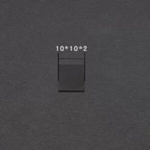 Glass carbon electrode sheet, 10*10*2 mm