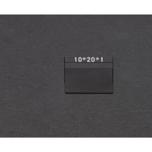 Glass carbon electrode sheet, 10*20*1 mm