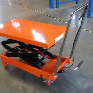 Meja pengangkat barang manual (Table Lift Scissor, Carlift), 350 kg
