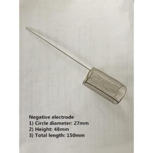 Elektroda Platina spiral, Platinum electrode, positive