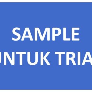 Contoh Produk untuk Percobaan Skala Kecil (Product Sample for Trials)