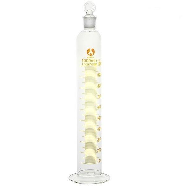 Gelas Ukur Tutup (Measuring Cylinder with Stopper), 10 ml, Glass - Image 2