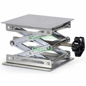 Dongkrak di Lab (Lab Jack), Stainless Steel, 13x16 cm, Usbeck