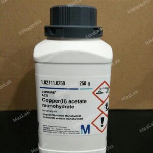 Cu(CH3COO)2, Tembaga Asetat, Copper Acetate, Merck, 250 gram