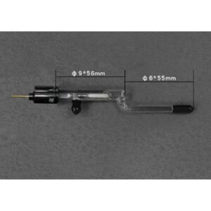 Curved tube saturated calomel electrode R0232-1, glass, 55 mm