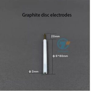 Graphite disk electrode, 6*80 mm, C-Dimension: 2 mm