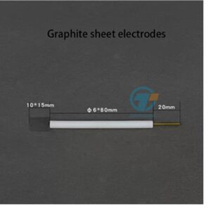 Graphite sheet electrode, 6*80 mm, C-Dimension : 0*15*3 mm