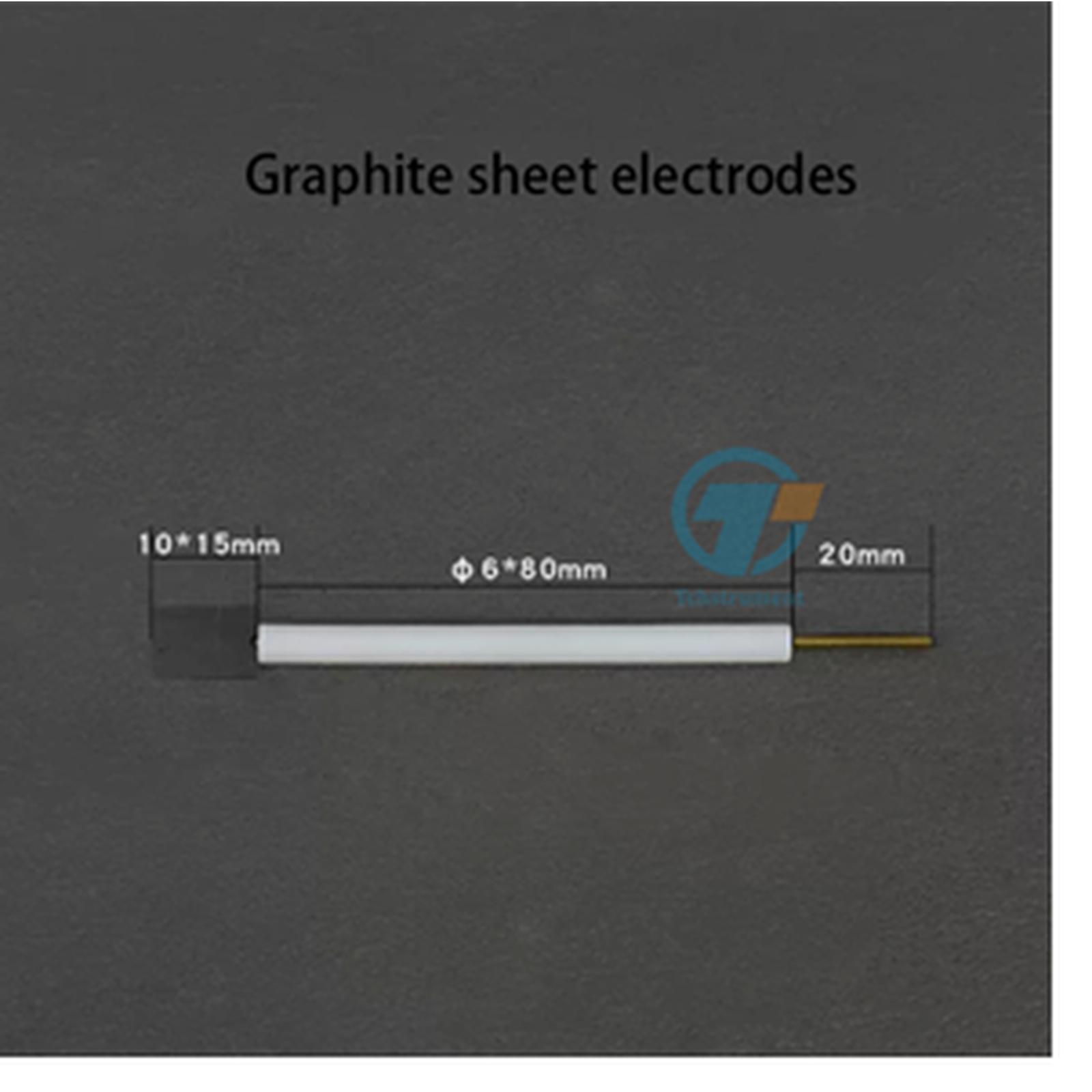 Graphite sheet electrode, 6*80 mm, C-Dimension : 0*15*3 mm