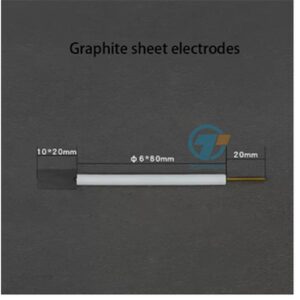 Graphite sheet electrode, 6*80 mm, C-Dimension: 0*20*3 mm