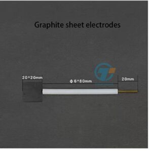Graphite sheet electrode, 6*80 mm, C-Dimension: 2*20*3 mm