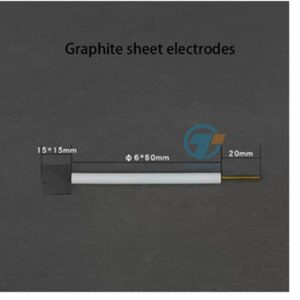 Graphite sheet electrode, 6*80 mm, C-Dimension: 5*15*3 mm