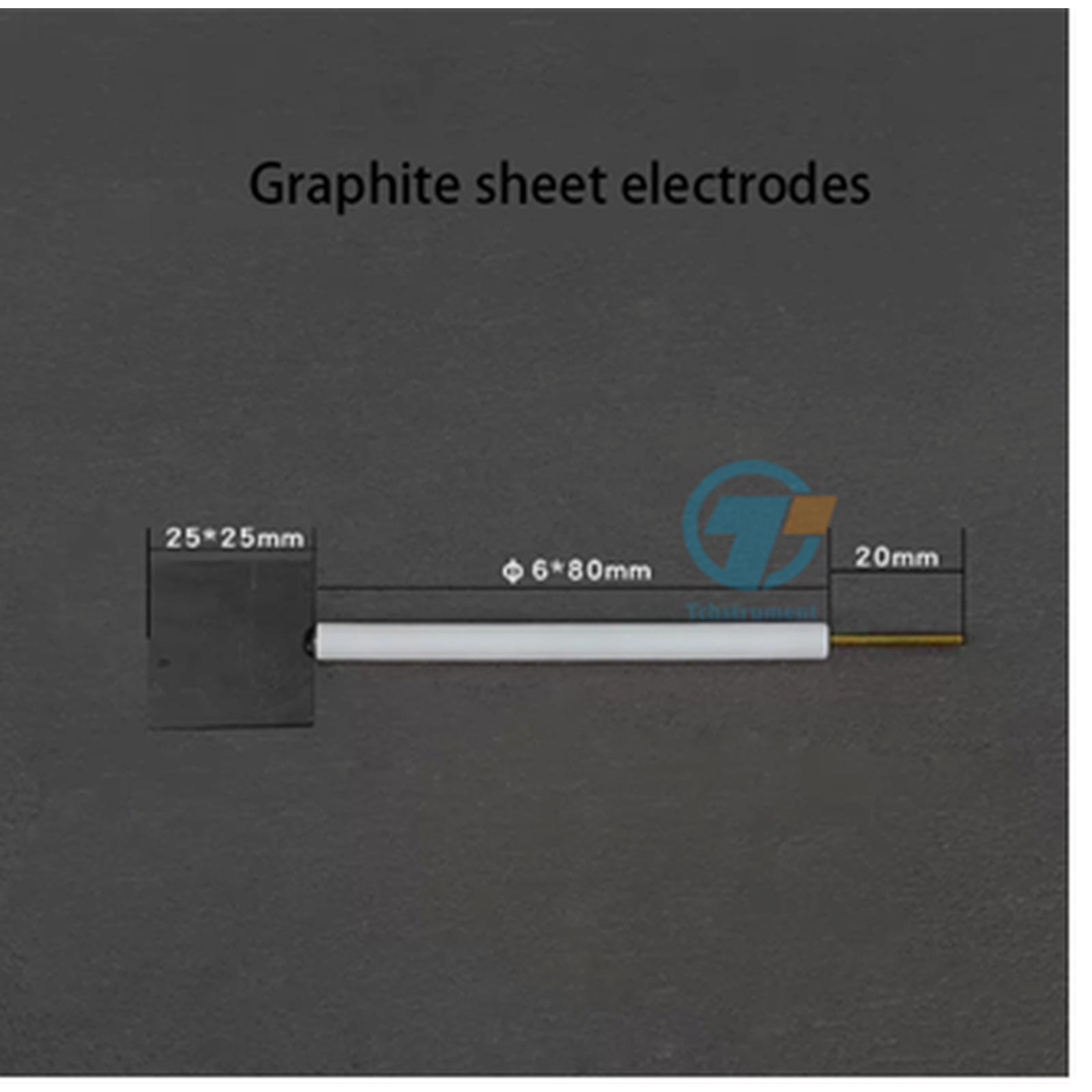 Graphite sheet electrode, 6*80 mm, C-Dimension: 5*25*3 mm
