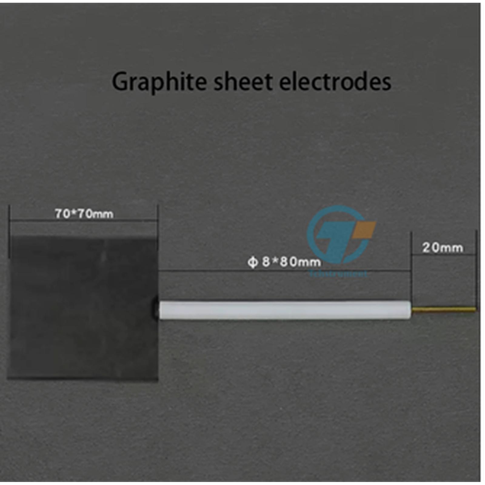 Graphite sheet electrode, 8*80 mm, C-Dimension: 0*70*3 mm