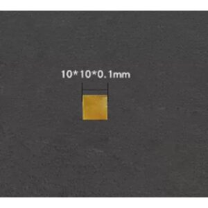 Gold plate, Without Rod, 10*10*0.1 mm