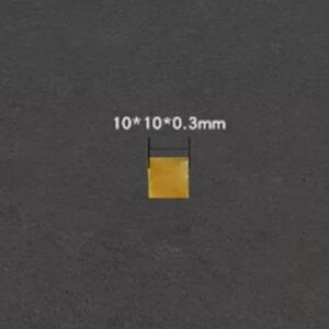 Gold plate, Without Rod, 10*10*0.3 mm