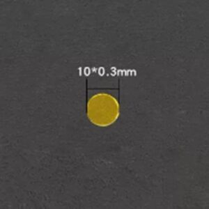 Gold plate, Without Rod, D10*0.3 mm