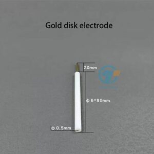 Gold disk electrode, 0.5 mm, 6*80 mm