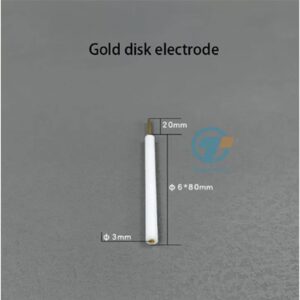 Gold disk electrode, 3 mm, 6*80 mm