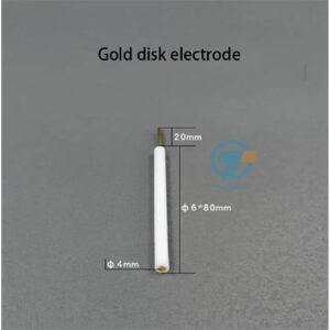 Gold disk electrode, 4 mm, 8*80 mm